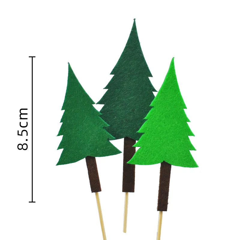 Forest Animal Cake Toppers – Fox Squirrel Croc Hippo Birthday Cake Toppers Babs O