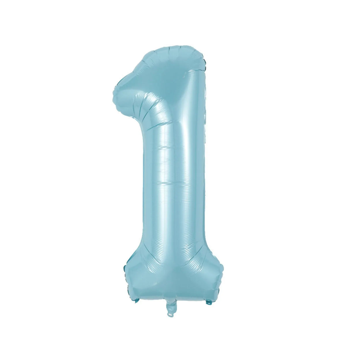 40" Pearl Blue Number Foil Balloons 0–9 | Party Decoration Number Foil Balloon Babs B One Size