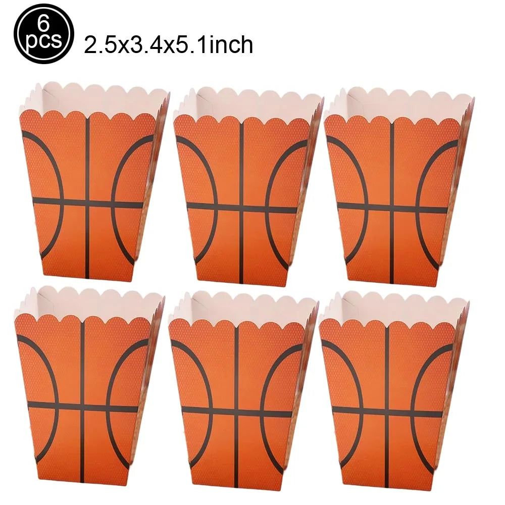 Basketball Birthday Party Supplies – Plates, Cups, Balloons & More Party Supply Set Babs Burgundy