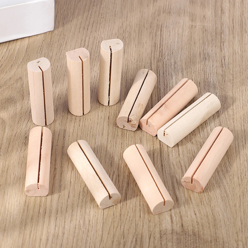 Wooden Place Card Holders – Wedding & Party Table Clip Stands Place Card Holders Babs