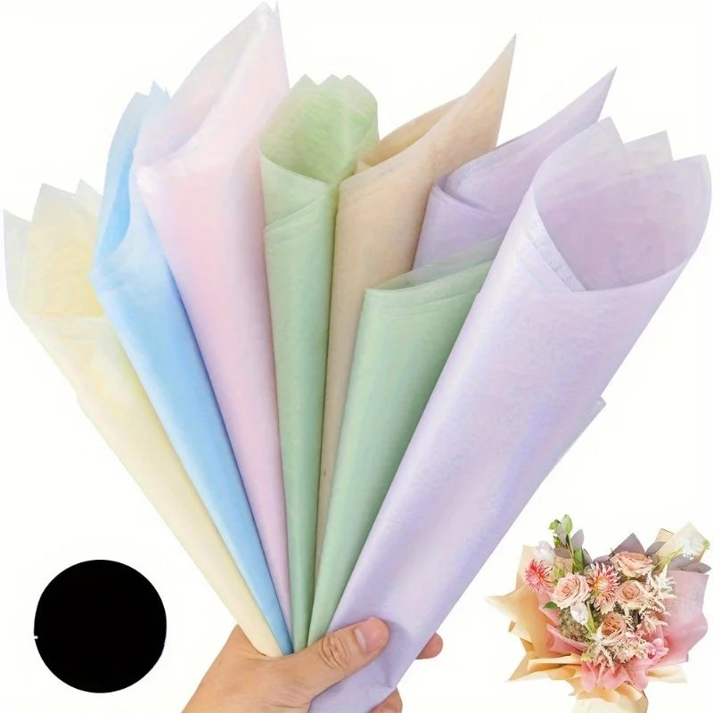 76pcs Floral Wrapping Paper 11.8x11.8in – DIY Gift Packaging Floral Wrapping Paper Babs