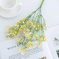 Artificial Gypsophila Bouquet – Wedding & Home Floral Decor Artificial Flower Bouquet Babs YELLOW 1pc