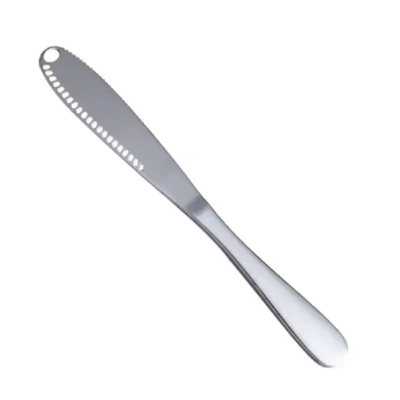 3-in-1 Stainless Steel Butter & Cheese Knife with Holes Cheese Butter Knife Babs