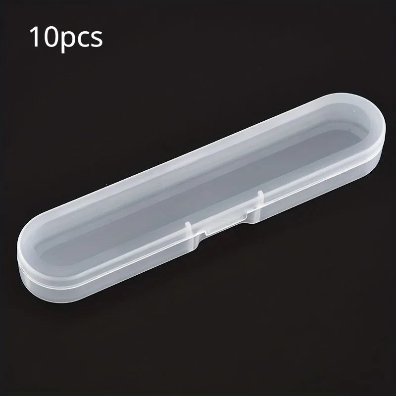 Slim Plastic Storage Box for Brushes, Pens & Tweezers Slim Storage Box Babs 10pcs