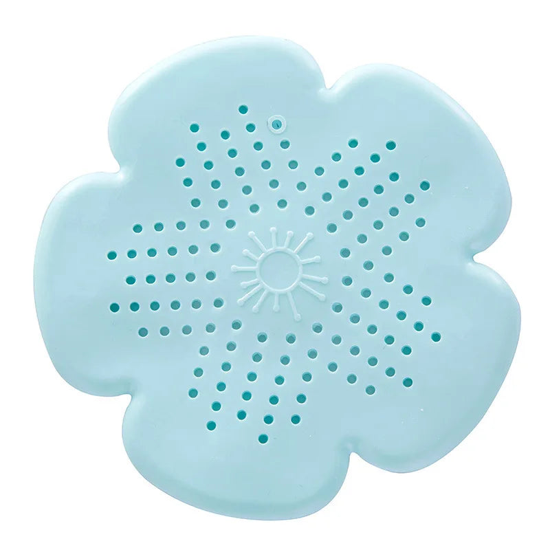 Silicone Floor Drain Hair Catcher – Cherry Blossom Filter Drain Hair Catcher Babs Green