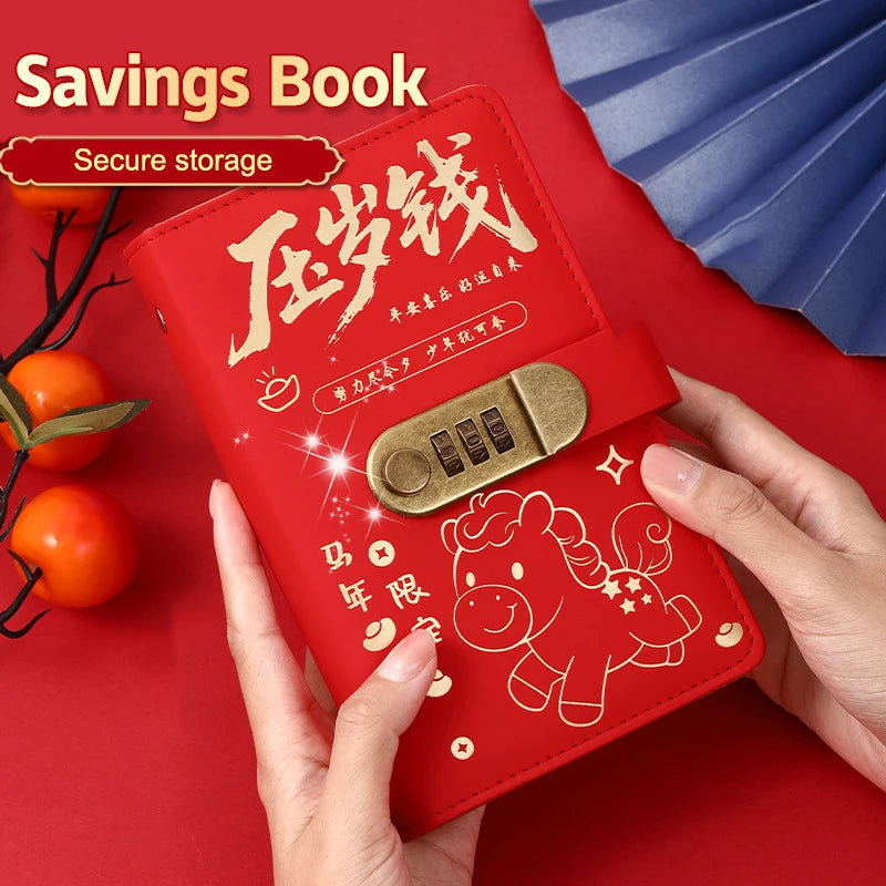100 Envelope Money Saving Binder with Password Lock | eelhoe Budget Savings Binder Babs