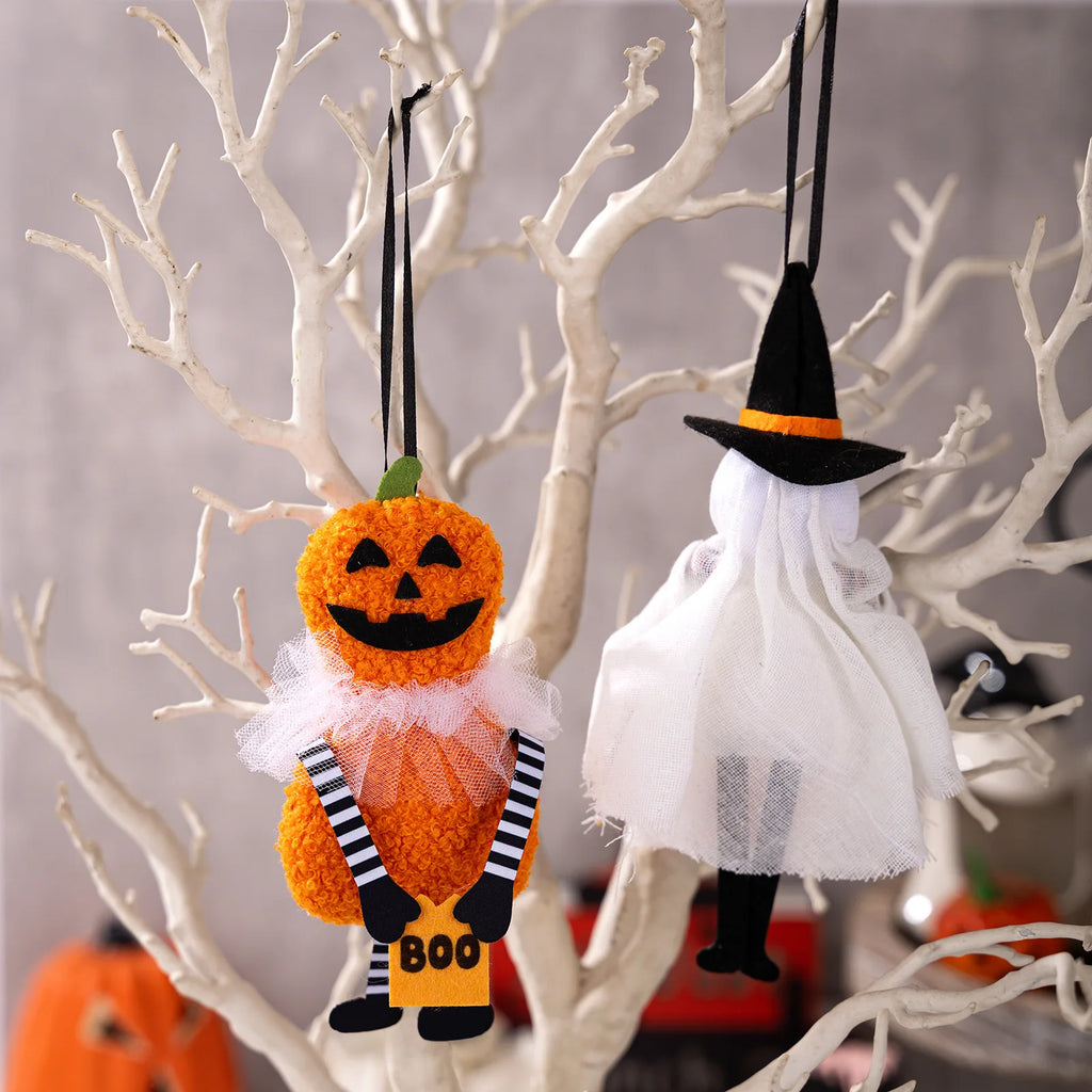 Halloween Hanging Decorations – Pumpkin Ghost Skull Black Cat Set Halloween Hanging Décor Babs