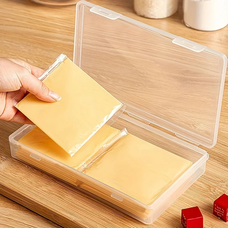 Transparent Cheese Storage Box | Snap-On Seal, Fridge Organizer Food Storage Container Babs