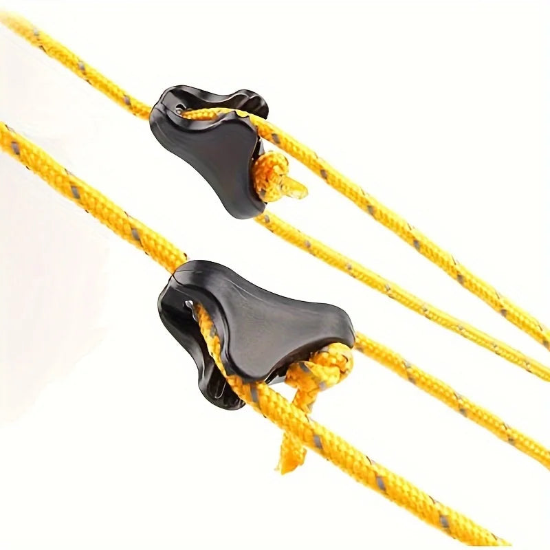 10pcs Non-Slip Tent Rope Tensioners – Camping Guy Line Adjuster Tent Rope Tensioner Babs