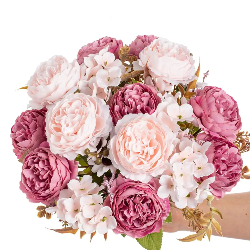 Silk Persian Peony Artificial Flowers for Wedding & Home Decor Artificial Silk Flowers Babs