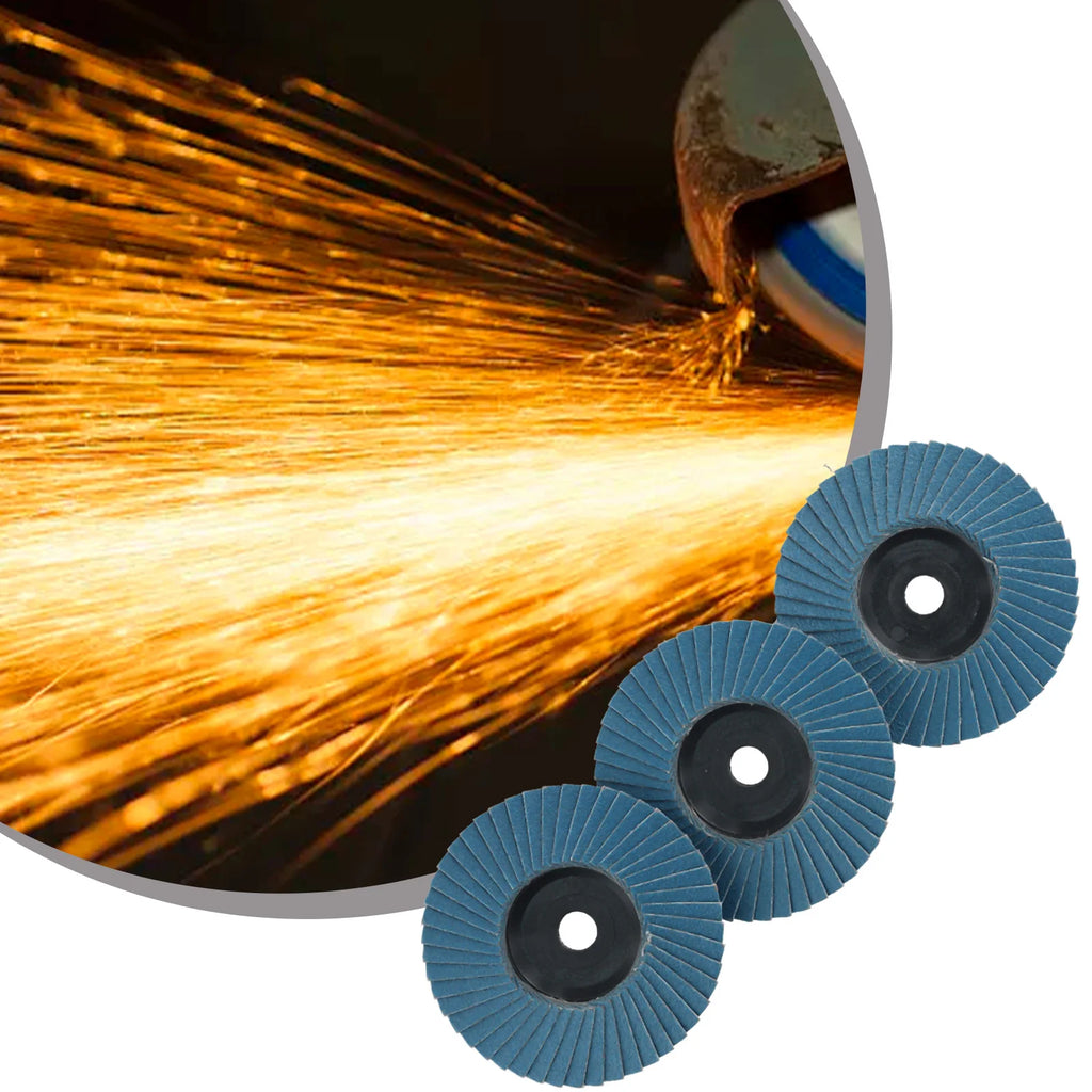 3-Pack 3" Flap Discs 75mm Grinding Wheels for Angle Grinder Abrasive Flap Discs Babs