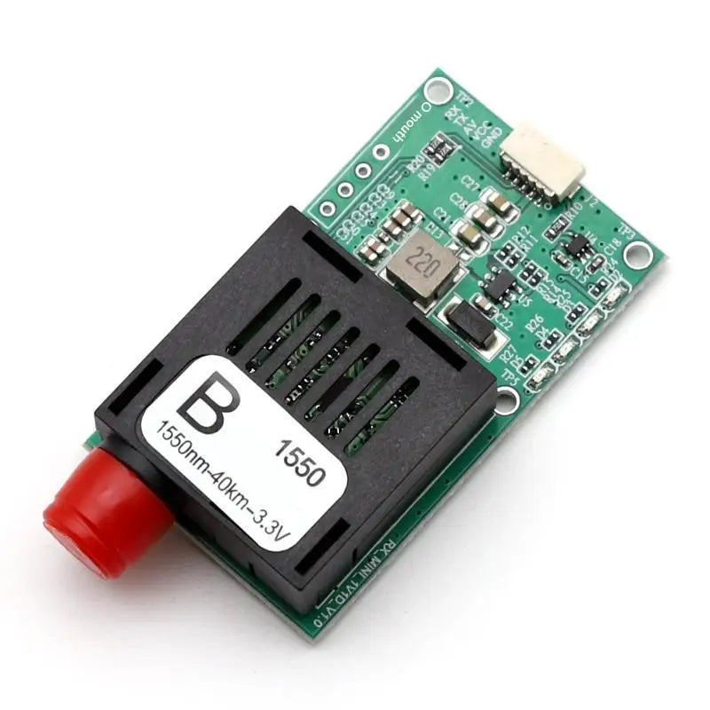 TTL Fiber Optic Transceiver Module 5.5-26V FPV Drone 25-100KM Optical Transceiver Module Babs C