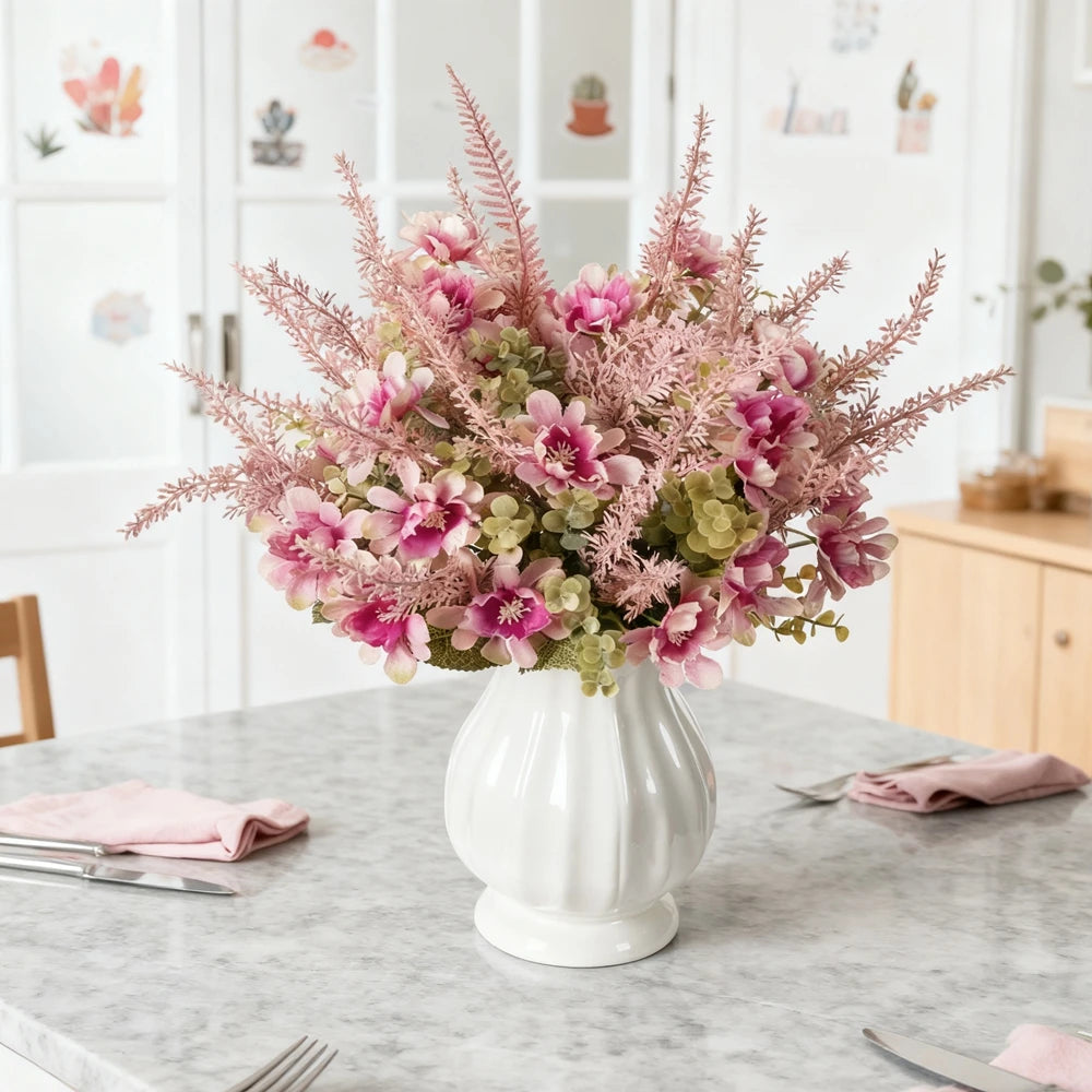 Silk Artificial Chrysanthemum Flowers – Wedding & Home Décor Artificial Silk Flowers Babs