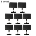 8-Pack Erasable Tabletop Chalkboard Signs with Clip Holders Chalkboard Display Signs Babs 8pcs
