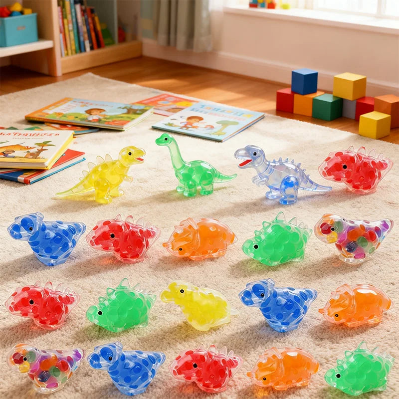 12-Pack Dinosaur Squishy Squeeze Sensory Toys – Kids Party Favors Squishy Sensory Toy Babs