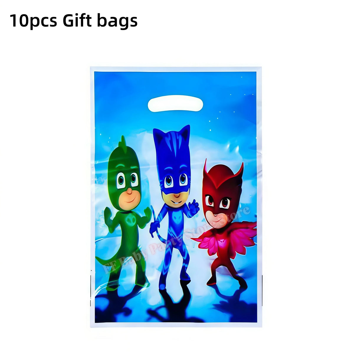 Superhero Birthday Party Supplies – Plates, Cups, Balloons & Banner Party Decoration Set Babs 10pcs gift bags