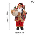 Standing Santa Claus Figurine – Christmas Statue & Xmas Decor Christmas Figurine Babs A02