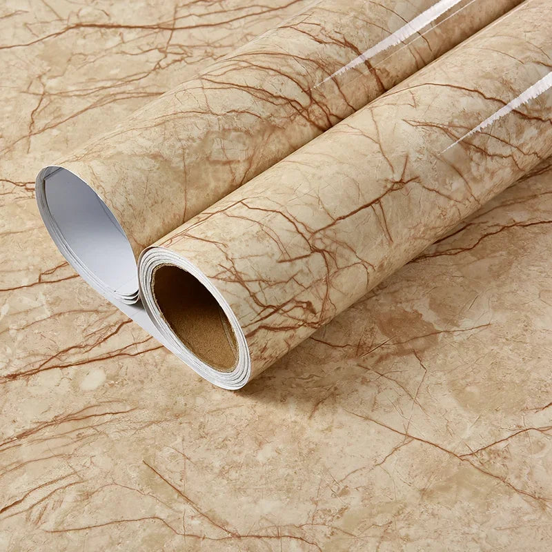 Marble PVC Self-Adhesive Vinyl Wallpaper – Waterproof Sticker Vinyl Wall Sticker Babs