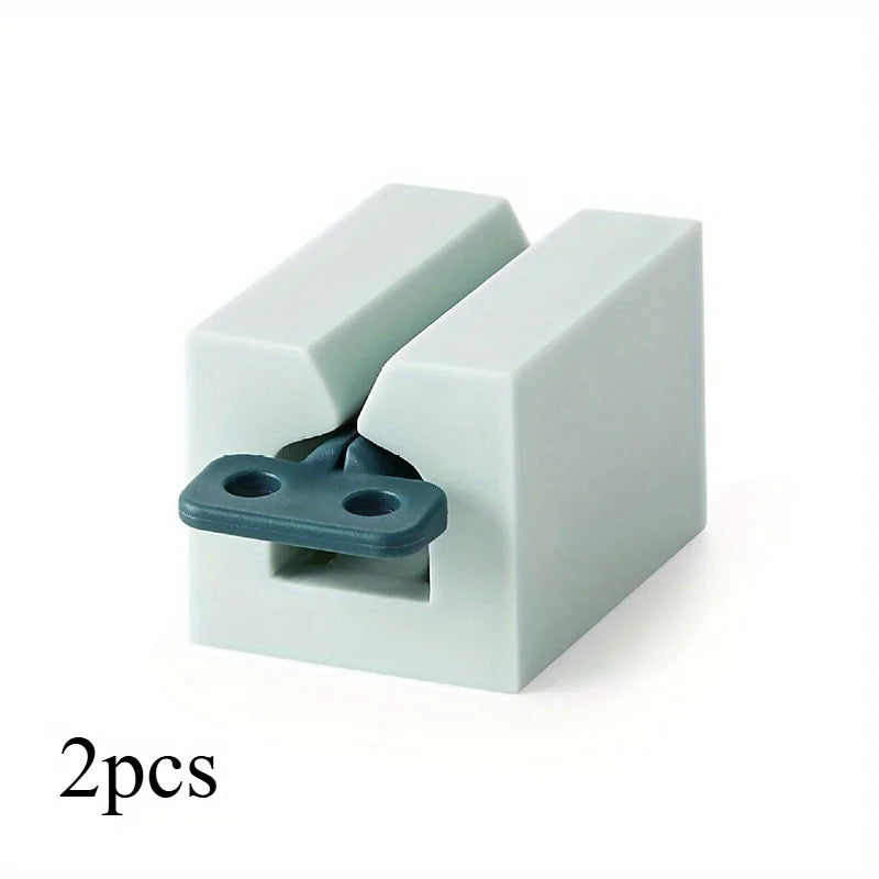 Toothpaste Tube Squeezer Clip-On Rolling Dispenser Holder Tube Squeezer Dispenser Babs light blue-2pcs