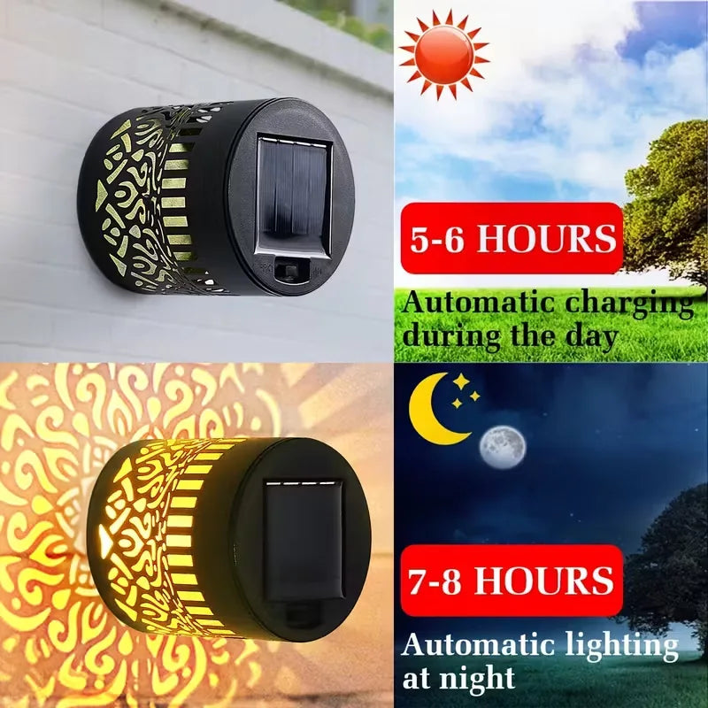 Solar Mandala Sunflower Wall Light – Waterproof Outdoor Garden Lamp Solar Wall Lamp Babs