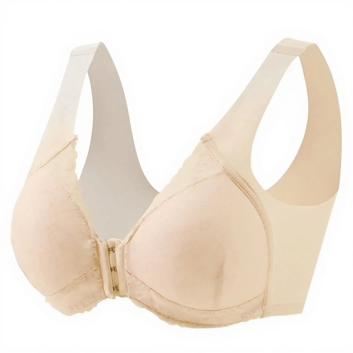 Women's Front Open Wire-Free Recovery Bra | Full Support Wire-Free Recovery Bra Babs Complexion 44