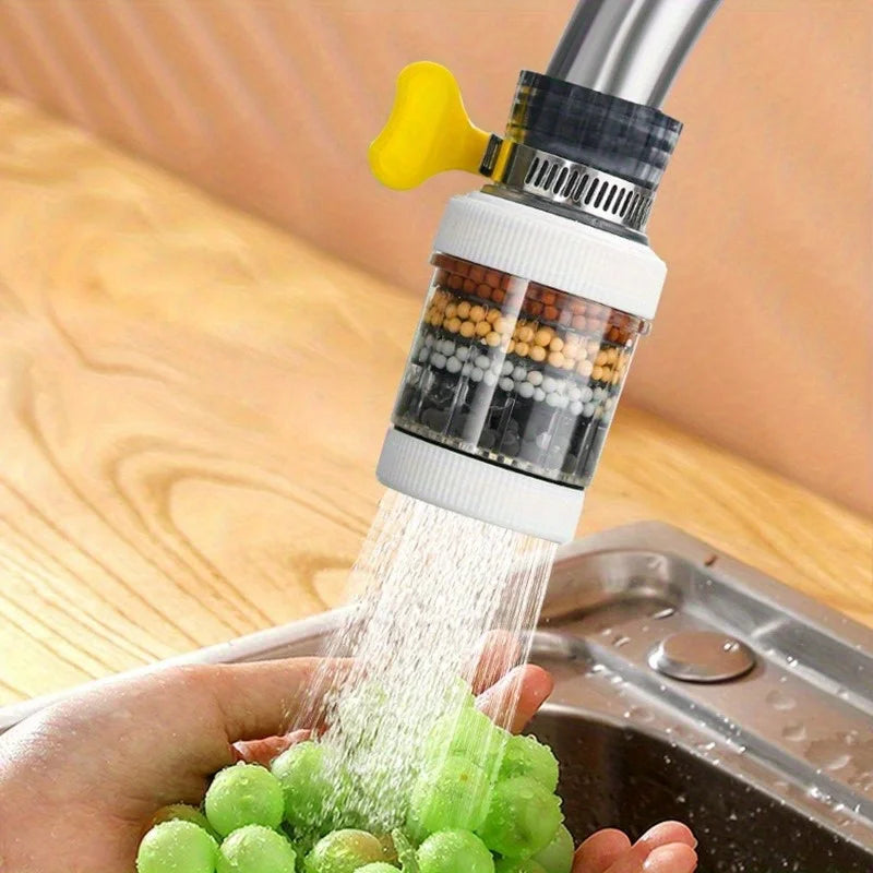 6-Layer Filter Faucet Bubbler – Splash-Proof Tap Aerator Faucet Tap Aerator Babs 1pc