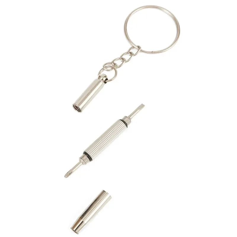 3-in-1 Mini Precision Screwdriver Keychain for Glasses & Phones Precision Screwdriver Set Babs