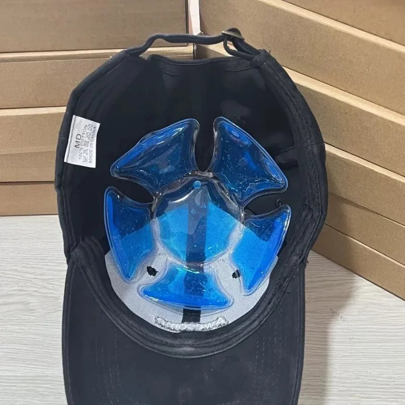 Reusable Gel Ice Cooling Pad for Helmets & Hats – PVC Cool Pack Helmet Cooling Pad Babs