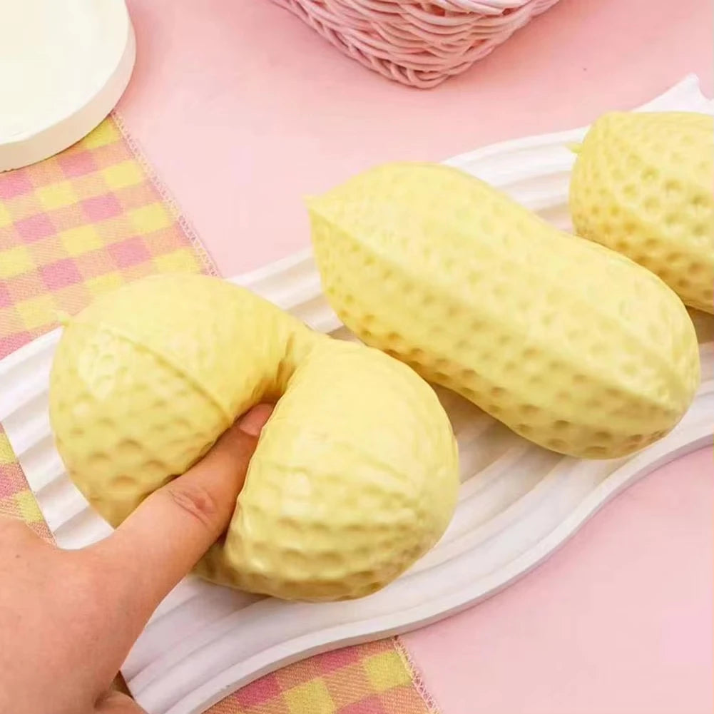 Peanut Squishy Squeeze Ball – Soft ASMR Fidget Sensory Toy Squishy Fidget Toy Babs