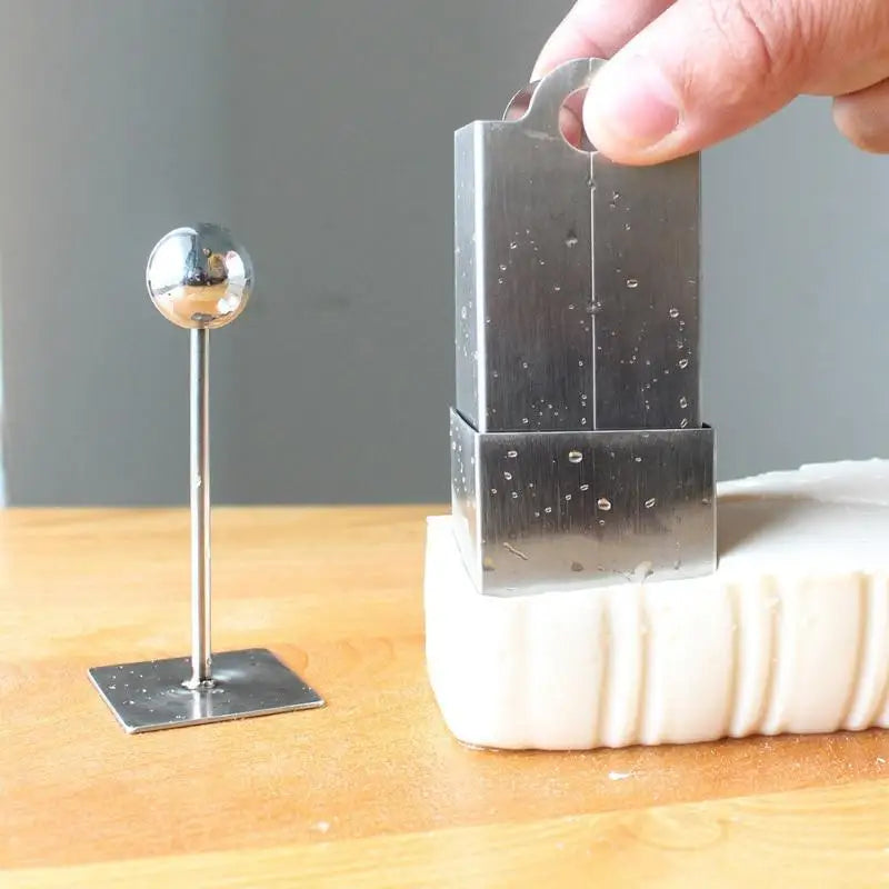 Stainless Steel Tofu Cutter & Vegetable Shredder | Square Grid Tofu Cutter Slicer Babs