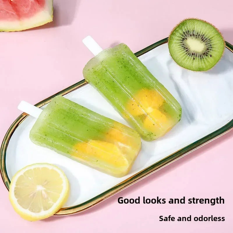 4-Hole Popsicle Mold – DIY Ice Cream & Fruit Ice Pop Maker Popsicle Mold Babs