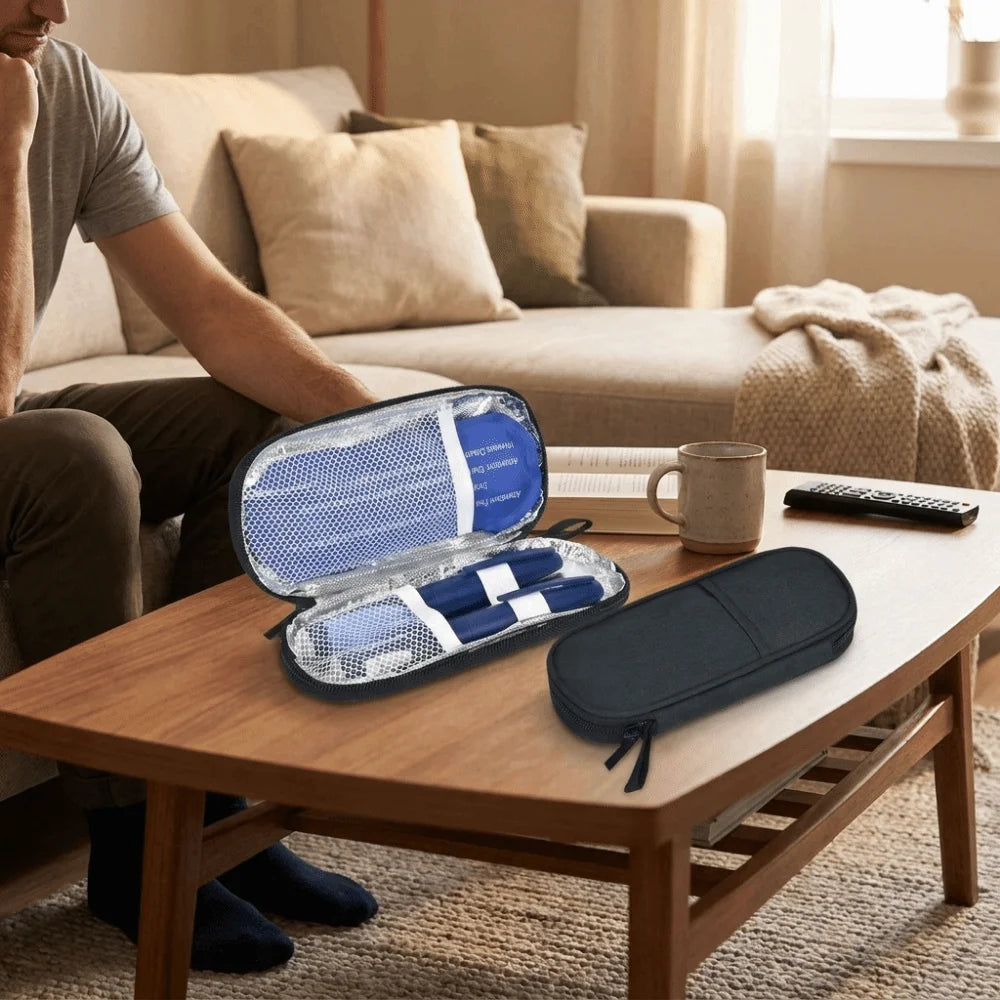 Portable Insulin Cooling Bag – Thermal Insulated Medication Cooler Medication Cooler Bag Babs