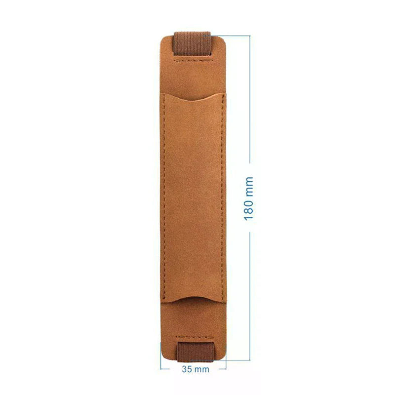 PU Leather Notebook Pen Holder Sleeve – Adjustable Elastic Notebook Pen Holder Babs