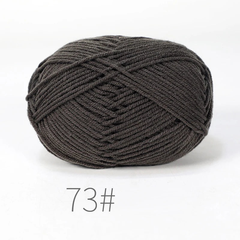 10 Balls 500g Soft Milk Cotton Yarn for Knitting & Crochet