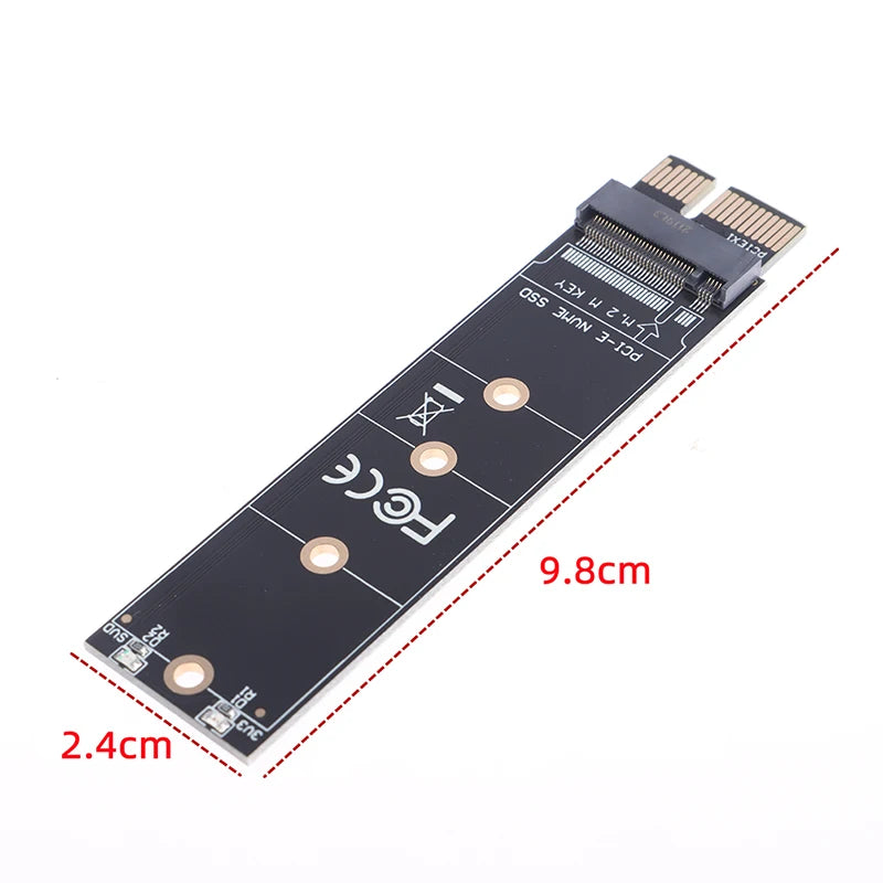 PCIe X1 to M.2 NVMe SSD Adapter – M Key Riser Card SSD Adapter Card Babs