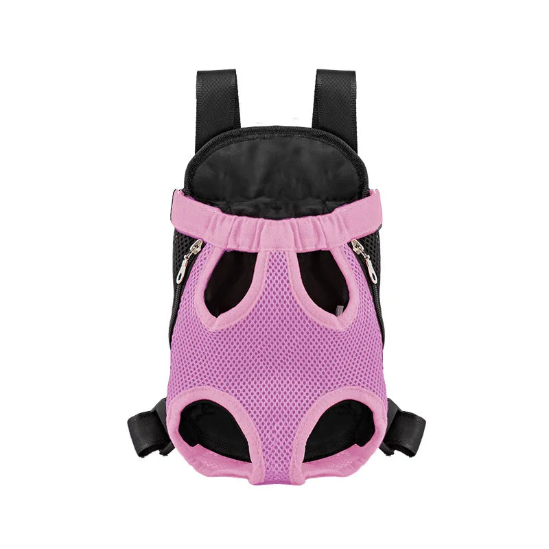 Breathable Mesh Pet Carrier Backpack for Small Dogs & Cats Pet Carrier Backpack Babs Pink S