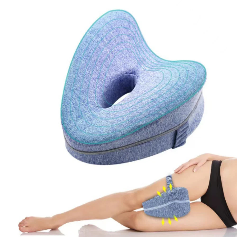 Memory Foam Heart Leg Pillow for Side Sleepers & Pregnancy Memory Foam Leg Pillow Babs