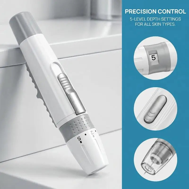 Adjustable Lancing Device – Blood Glucose Sampling Pen Lancing Device Babs