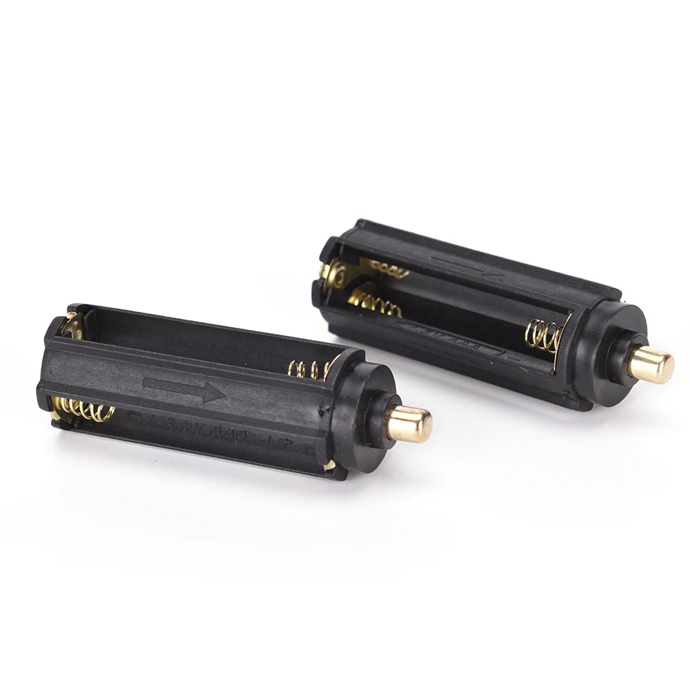 2-Pack AAA to 18650 Battery Holder Converter for Flashlights Battery Holder Converter Babs