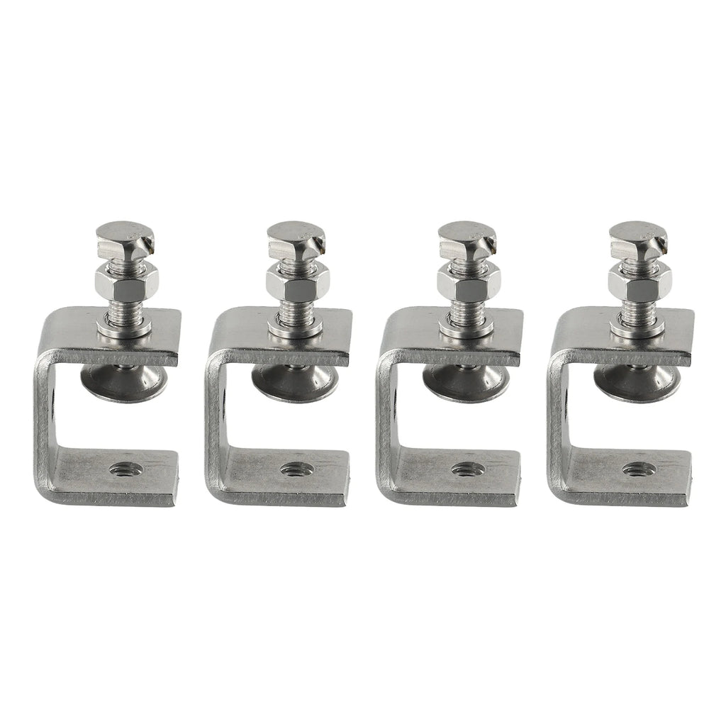 Stainless Steel C Clamps 1/2/4pcs – Woodworking & Welding C Clamp Set Babs
