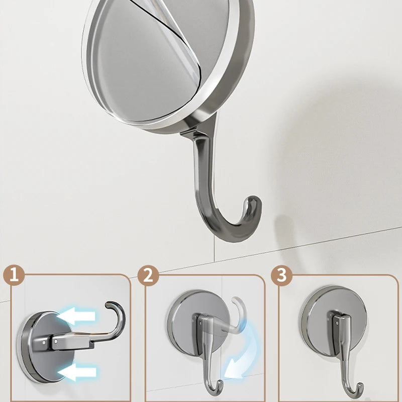 No-Drill Suction Cup Hooks – Waterproof Wall Hook Organizer Suction Cup Hooks Babs