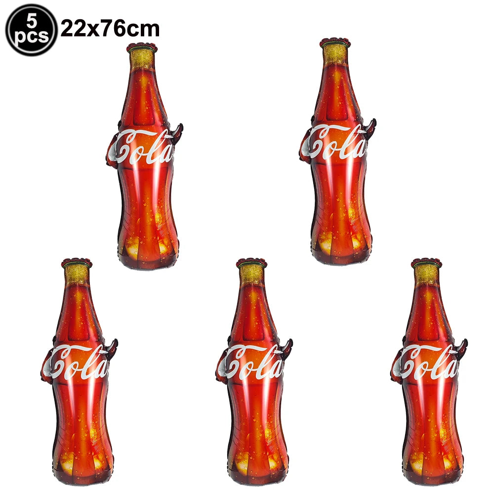 Summer Drink Foil Balloons – Beer, Wine & Cocktail Party Decor Party Foil Balloons Babs 5pcs 2 As pictures show