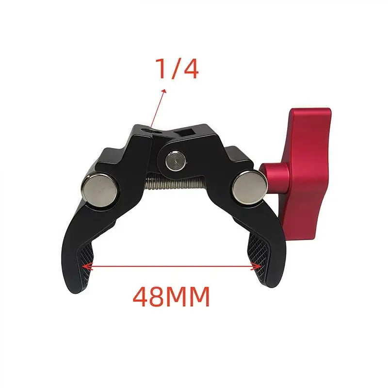 Camera Metal Super Clamp Double Ball Head Magic Arm Mount Set Camera Magic Arm Clamp Babs