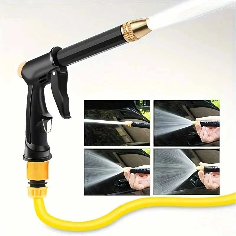 High Pressure Water Gun Set – Adjustable Nozzle Car & Garden Garden Hose Spray Gun Babs