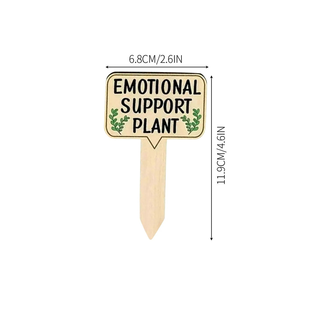 15 Wooden Plant Labels with Slogans – T-Shaped Garden Markers Garden Plant Markers Babs
