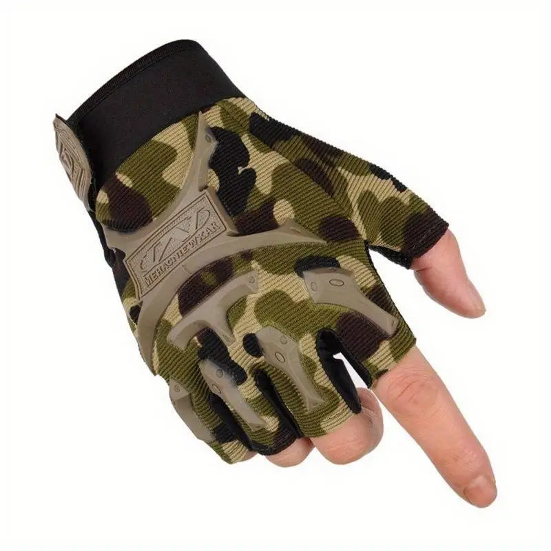 Tactical Half Finger Gloves – Anti-Slip Cycling & Climbing Tactical Sport Gloves Babs