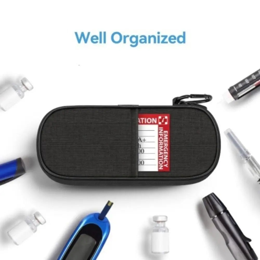 Portable Insulin Cooling Bag – Thermal Insulated Medication Cooler Medication Cooler Bag Babs