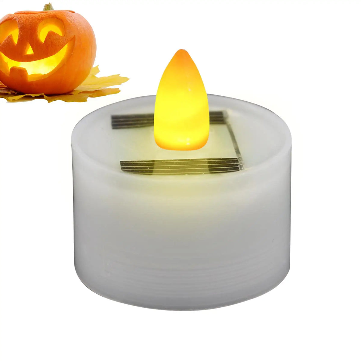 Solar Flameless LED Tea Candles – Dusk to Dawn Waterproof Solar Flameless Candle Babs