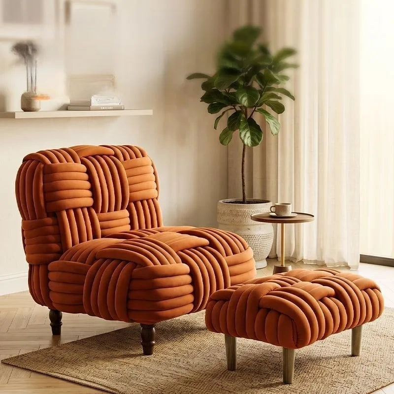 Modern Velvet Single Sofa Chair – Luxury Minimalist Accent Couch Accent Sofa Chair Babs