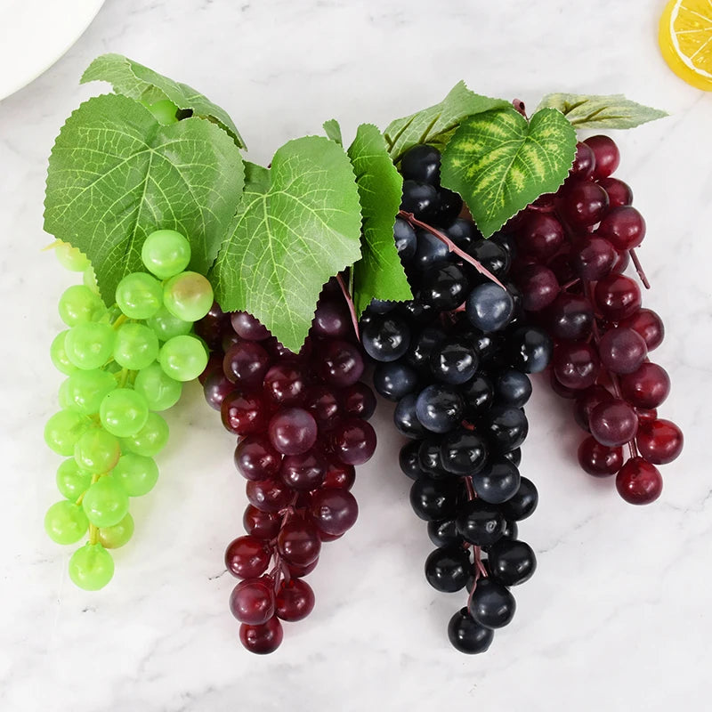 Artificial Grape Bunches – Faux Fruit Wedding & Home Decor Artificial Fruit Decor Babs
